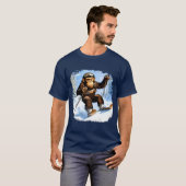 モンキースキー/スキーヤーモンキーTシャツ Tシャツ (正面フル)