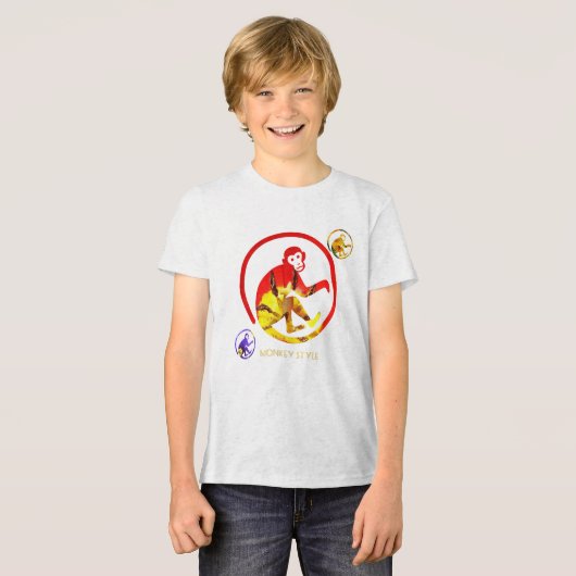 モンキースタイル トライブレンドTシャツ (正面全面)