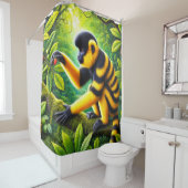 モンキーストライプの シャワーカーテン (インサイチュ)