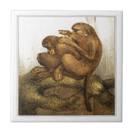 モンキーズオランダビクトリアンアート タイル