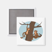 モンキーズ登山ザ・ツリー漫画 マグネット (正面/裏面)