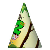 モンキーセカンドバースデーカスタムパーティー パーティーハット (右)