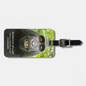 モンキーセルフィー ラゲッジタグ (正面横)