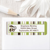 モンキータイム差出人住所ラベル ラベル (インサイチュ)