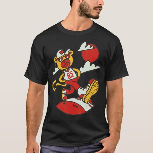 モンキータフ誕生日5年モンキー Tシャツ (正面)