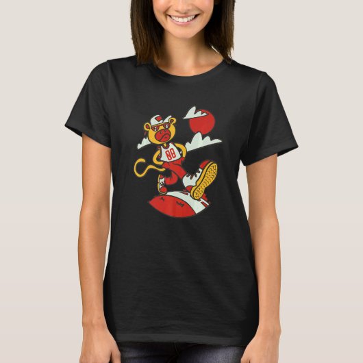 モンキータフ誕生日8年モンキー Tシャツ (正面)