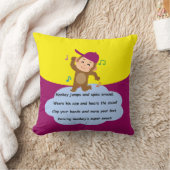 モンキーダンス クッション (ブランケット)