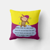 モンキーダンス クッション (裏面)