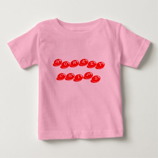 モンキーチップス ベビーTシャツ (正面)