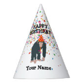 モンキーチンパンジー動物誕生会 パーティーハット (正面)