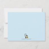 モンキーツイ間抜けンズフォト誕生日招待状 招待状 (裏面)