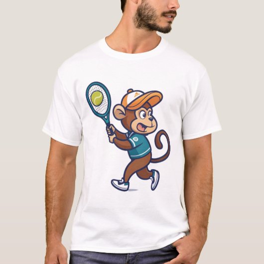 モンキーテニスエース Tシャツ (正面)