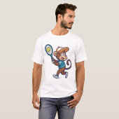 モンキーテニスエース Tシャツ (正面フル)