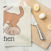 モンキーデザイン キッチンタオル (四つ折り)