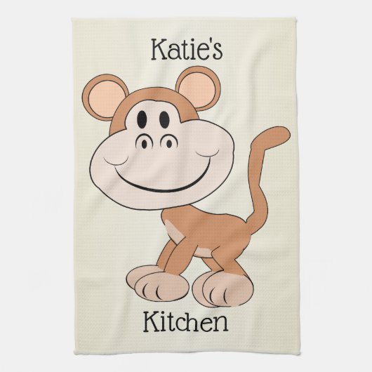 モンキーデザイン キッチンタオル (縦)