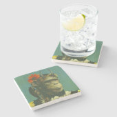 モンキーデーモンマーブルコースター ストーンコースター (横)