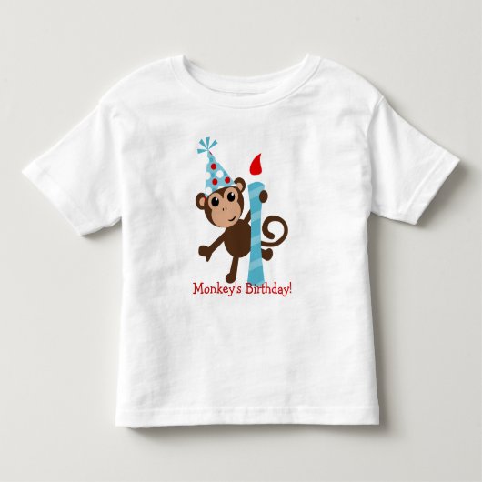 モンキードット トドラーTシャツ (正面)