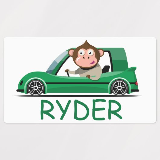 モンキードライバー ラベル (デザイン1)