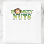 モンキーナッツ 楕円形シール (バッグ)
