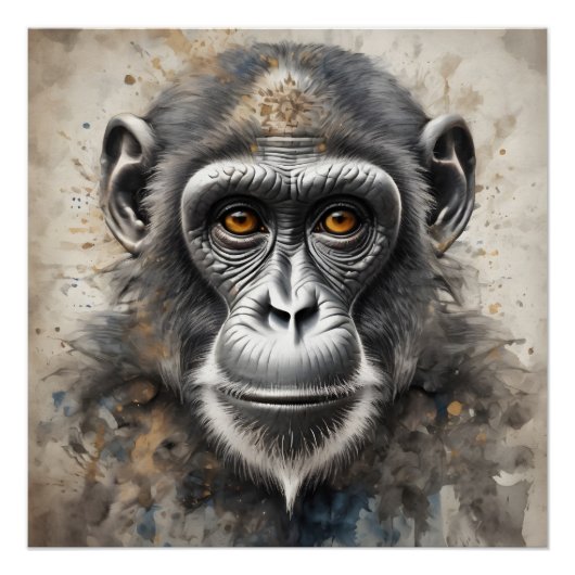 モンキーノ3つやのあるポスター ポスター (正面)