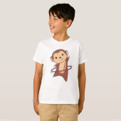 モンキーハルレンおもしろい踊りスポーツハルラタイヤ Tシャツ (正面フル)