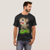 モンキーハロウィンゾンビ Tシャツ (正面フル)