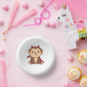 モンキーハロウィーンかわいい悪魔の子供の魔女の衣装 ペーパーボウル (パーティー)