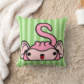 モンキーバオ装飾用クッションストライプの- 16x16 クッション (ブランケット)