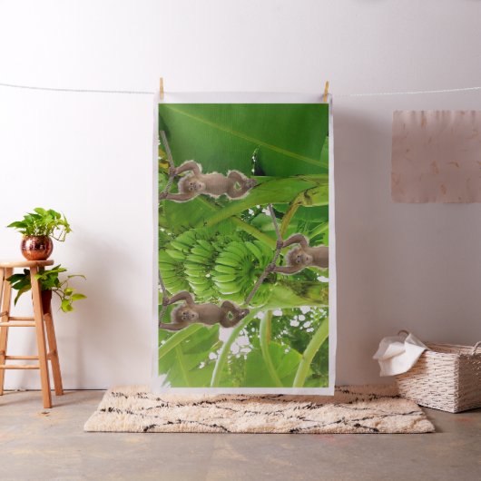 モンキーバナナツリー生地 ファブリック (インサイチュ)