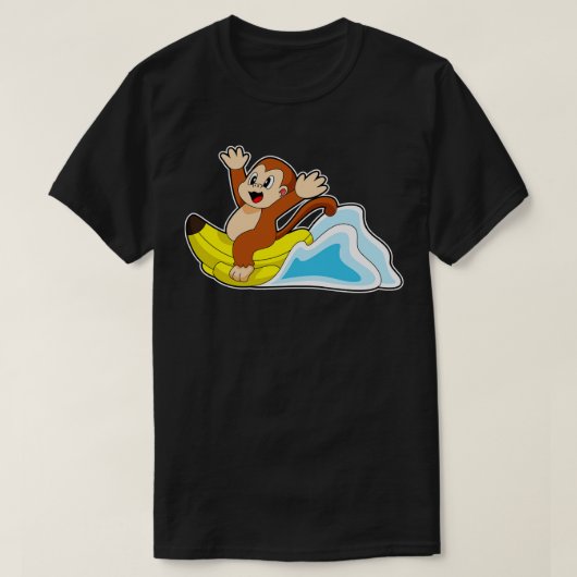 モンキーバナナボート Tシャツ (デザイン正面)
