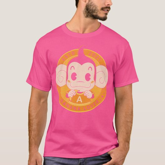 モンキーバナナラバー Tシャツ (正面)