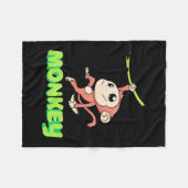 モンキーバナナ フリースブランケット (正面(横))