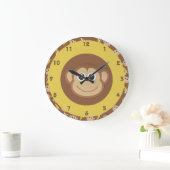 モンキーバナナ ラージ壁時計 (ホーム)
