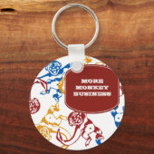 モンキーバレルレトロ キーホルダー (正面)