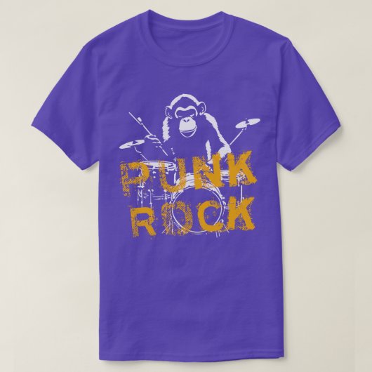 モンキーパンク遊ロック Tシャツ (デザイン正面)