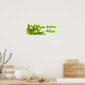 モンキーパーティーバナー ポスター (キッチン)