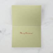 モンキービクトリアンクリスマスカード シーズンカード (内部)