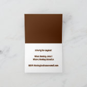 モンキービジネスおもしろいマンガモンキーデザイン カード (内部)