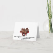 モンキービジネスオランウタンベビー カード (裏面)