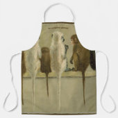 モンキービジネス誕生日グループパーソナライズされた エプロン (正面)