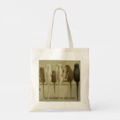 モンキービジネス誕生日グループパーソナライズされた トートバッグ (裏面)