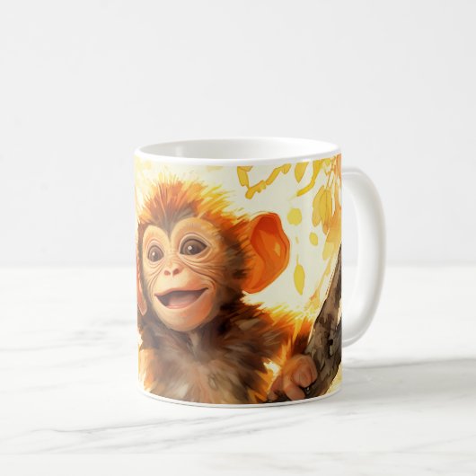 モンキービジネス陶製マグカップ コーヒーマグカップ (正面右)