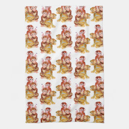 "モンキービジネス" キッチンタオル