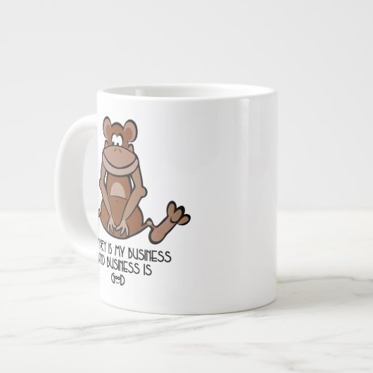 モンキービジネス ジャンボコーヒーマグカップ (正面左)
