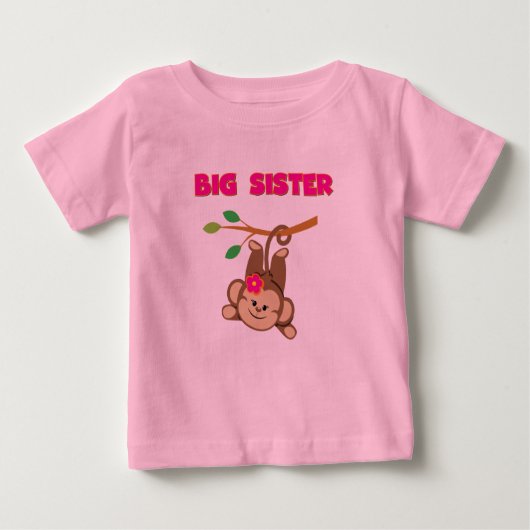 モンキービッグシスター ベビーTシャツ (正面)