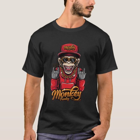モンキーファンキーグラフィックTシャツ Tシャツ (正面)
