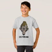 モンキーファンキーグラフィックTシャ男性へツと女性» Tシャツ (正面フル)