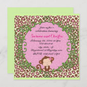 モンキーファンシー 招待状 (正面/裏面)