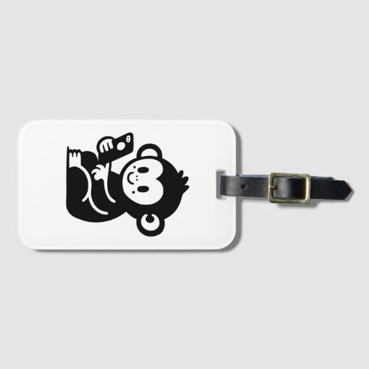 モンキーフォン ラゲッジタグ (正面横)