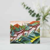 モンキーフリーズバイフランツ・マーク ポストカード (スタンド正面)